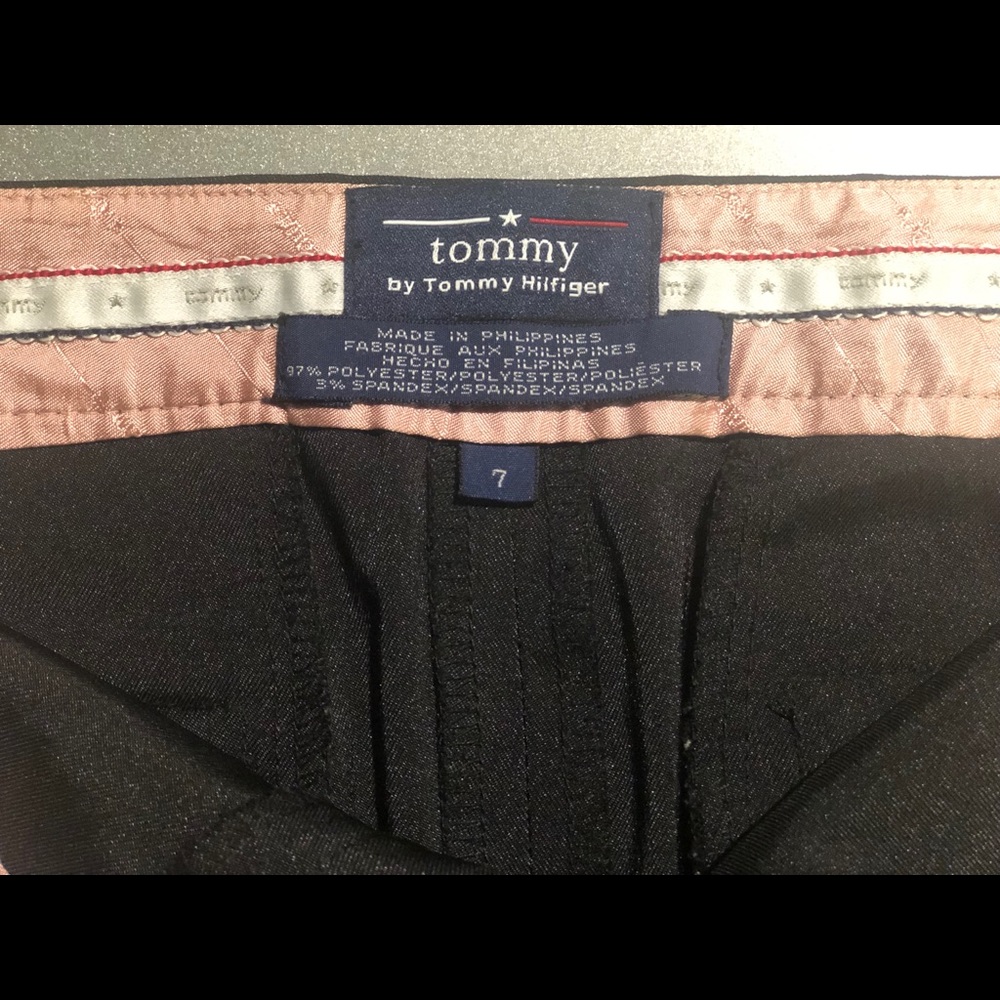 Black Tommy Micro Mini Skirt.